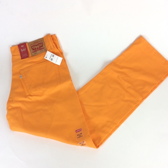 Levi's Other - New levi's 541 Athletic Fit Orange Jeans 34x32